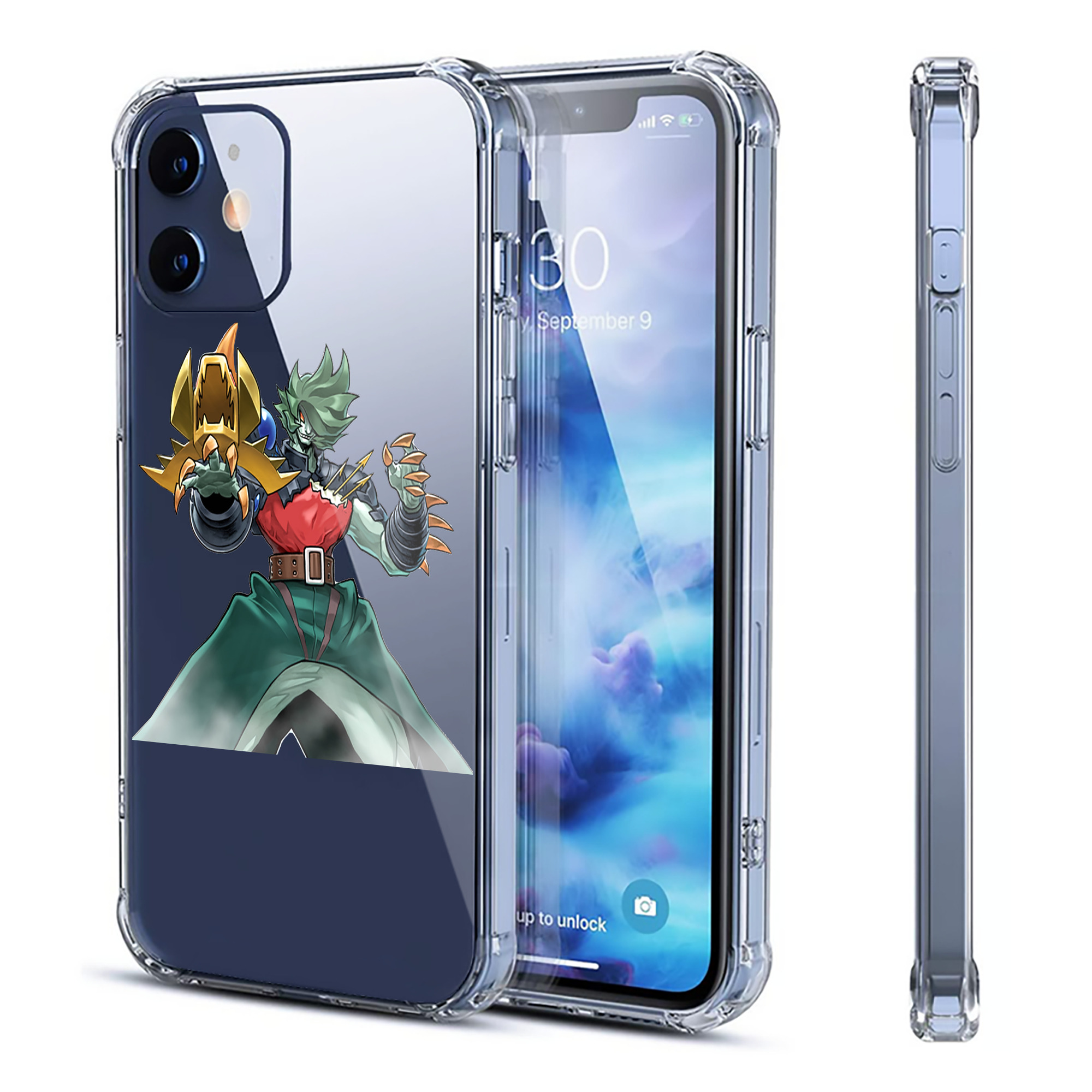 （画像用） 遊☆戯☆王 Yu-Gi-Oh! 【iPhone 12シリーズ対応】透明スマホケース（クリアソフトケース）